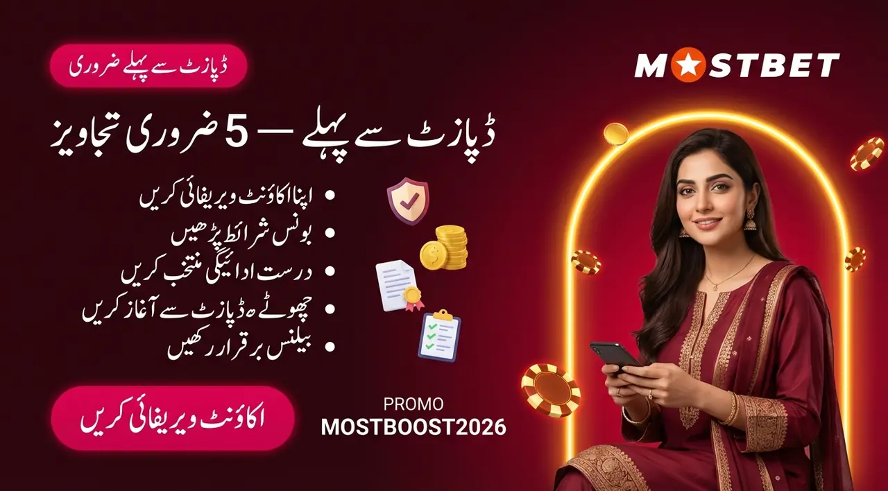 Withdrawing winnings from a Mostbet Pakistan account