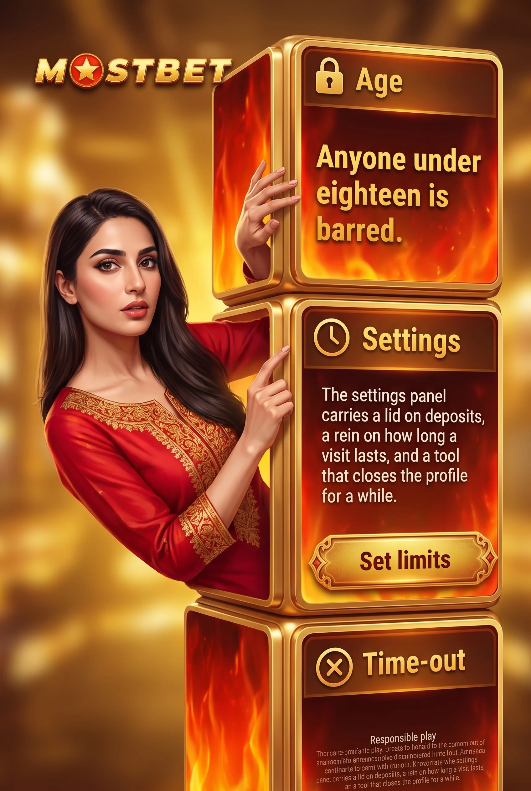 Responsible gambling tools on Mostbet