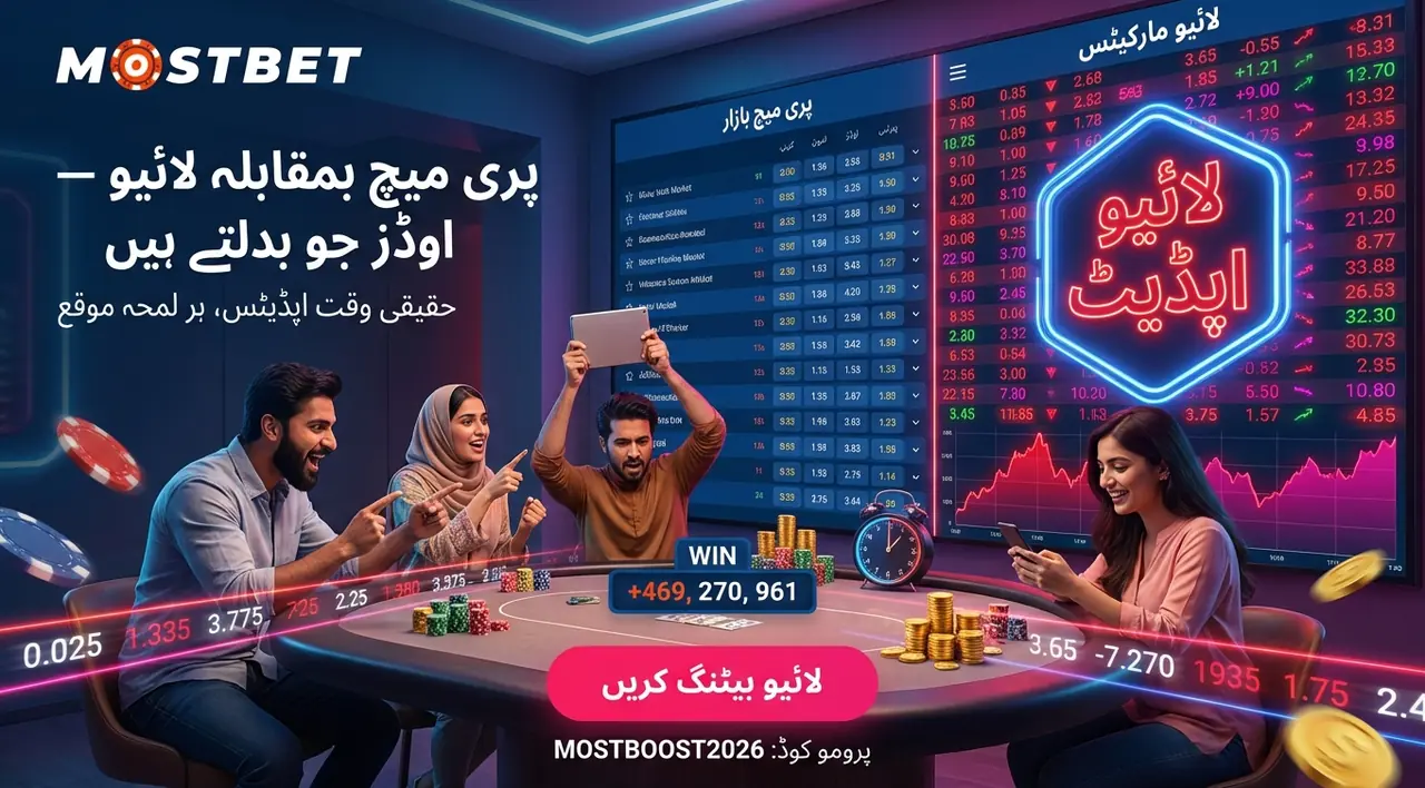 Mostbet بیٹنگ لائن کیسے کام کرتی ہے